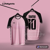 Pink Nfl Jersey Plain Custom Name Baju Bola Budak Lelaki Perempuan Baju Jersey Custom Nama Dan Nombor Murah Sublimation Jersi Murah Nama Sendiri Lengan Pendek Borong Plus Size