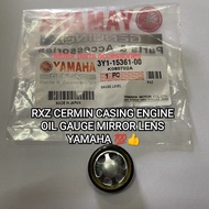 YAMAHA RXZ CERMIN CASING ENGINE LENS OIL GAUGE MIRROR YAMAHA