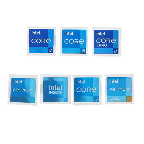 5PCS DIY Desktop computer Original 11 Generation Evo Certification Label Core I9 I7 I5 I3 Laptop Des