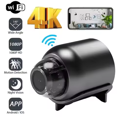 4k HD mini camera 1080p wireless wifi webcam web cam ultra spy cameras hidden Infrared night vision 