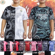 BAJU NAGA Jersey Design Printed Logo DRAGON FOOTBALL DESIGN  | Size S-XL