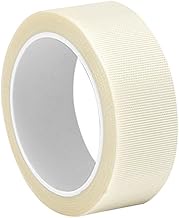 3M 3/4-5-361 White Glass Cloth/Silicone Adhesive Electrical Tape, -65 degrees F to 450 degrees F, 5
