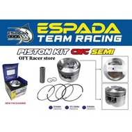 ESPADA EX5 EX5 DREAM WAVE100 CNC SEMI DOME PISTON KIT SET (53MM 53.5MM 54MM 54.5MM 55MM 55.5MM