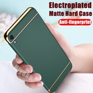【Ready Stock】For OPPO F1 Plus X9009 R9m R9 Slim Fit Matte Hard PC Case Edge Electroplated Skin-friendly Feel Anti-Scratch Shockproof Back Cover Skin
