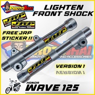 ◷ ❖ Lighten Front Shock Jrp Sticker + Formula 8.1 + 220mm Disc Silver+ Earls Hose Wave , Rs, Xrm ,