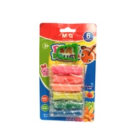 Play Dough 6 Colors M&G AKE040E5 Clay Children's Toys Creativity For Kids Plasticine Night Toys Play