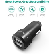 Ravpower RP-VC006 iSmart 2 Port Car Charger - Black
