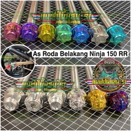 Rear Axle Ninja 150 RR Old New Titanium Probolt Stainless Heng Thailand GR5 Vietnam Arm Standard Ait