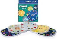 TIMIO Disc Set # 3: 5 Audio Discs for The TIMIO Player | Learn 12 Fairy Tales Vol. 1, The Time, Vege