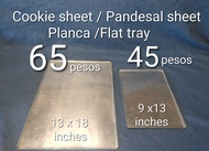 Plancha baking tray Flat sheet Cookie sheet Pandesal tray