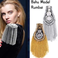 Metal Shoulder Accessories Epaulet Tassel Shoulder Accessories Vintage Party Accessories Vintage Pun