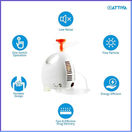 PENGIRIMAN CEPAT ATTIVA Alat Terapi Pernapasan Compressor Inhaler Nebulizer Atomizer - GS-302 / inha