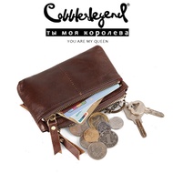 Cobbler Legend women's short wallet genuine leather wallet zipper wallet Leisure wallet cowhide bag