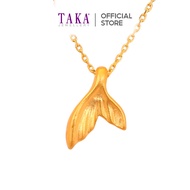 FC1 TAKA Jewellery 999 Pure Gold Pendant Mermaid Tail