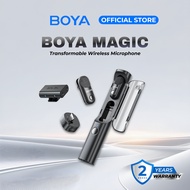 BOYA Magic AI Noise Cancelling Wireless Microphone 4 Forms in 1 USB C/Lighting/3.5mm TRS ANC
