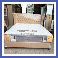 Springbed Set Central Deluxe Plus Pocket +Dipan+Sandaran King/trinityjayafurniture