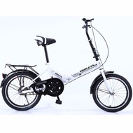 ST-🌊MIDLETN  20Geared Bicycle Adult Folding Bike Folding Bicycle Bicycle Student Bike Perambulator Men's and Women's Var