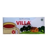 Teh Villa Celup 25 Kantong Celup / Teh Hitam Celup Villa Isi 25 Per Pack