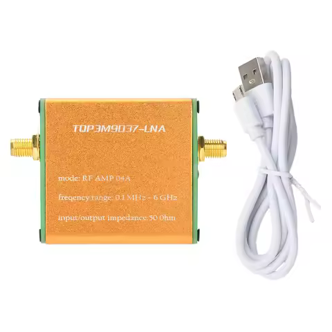 RF AMP 04A 0.1MHz-6GHz Low Noise Amplifier TQP3M9037-LNA RF Amplifier Module (Without Battery/With B