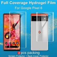 谷歌 Google Pixel 6 --- Imak Hydrogel Film III Full coverage screen protector 水凝盾三代 全屏覆蓋保護貼 手機後背貼 水凝貼 雙片裝
