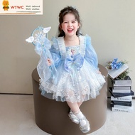 Frozen Princess Elsa Dress For Kid Frozen Dress For Kids Girl Baju Elsa Frozen Dress Kids Baju Princ