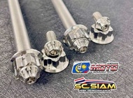 CNC AXLE EHE FOR RAIDER 150 CARB & FI SOLD AS SET FRONT AND REAR STAINLESS
