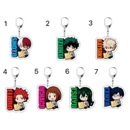 Anime My Hero Academia midoriya izuku bakugou todoriki shoto keychain