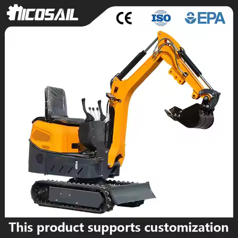 Reliable Mini 1.2ton Crawler Excavator - EPA Approved for Sustainable Farm & Construction Operations