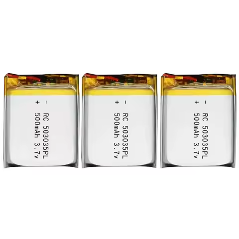 503035 3.7V 500mAh Lithium Polymer Battery Li po ion Lipo Rechargeable Batteries for MP3 GPS DVD Nav