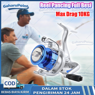 Reel Pancing Full Besi Reel pancing logam penuh HE SERIES/HB SERIES Spinning Reel 5.2:1 Kecepatan Ti