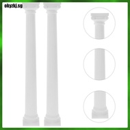 6 Pcs Small Plaster Pillars Decor Decoration okyzkj