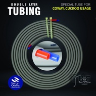 1/4" Coway Dual Tubing for Coway RO Water Dispenser Tube / Hose Double Layer Protection - 5 meter