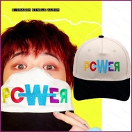 Sta6 G-DRAGON new album song POWER same style Color matching baseball cap embroidery hat
