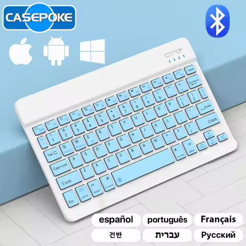 Bluetooth Keyboard for IOS Android Windows Wireless Keyboard for Apple Samsung Lenovo Xiaomi Tablet 