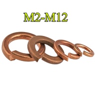 Copper Spring Washer/Spring Washer/Elastic Washer Round Spring Washer M2/M2.5/M3/M4/M5/M6/M8/M10/M12