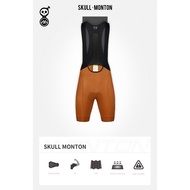 Monton Urban Skull Monton Brown BIB Shorts