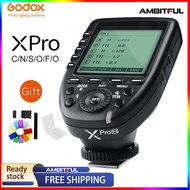 Godox Xpro-C Xpro-N Xpro-S Xpro-F Xpro-O Xpro-P TTL 1/8000S HSS Wireless Flash Trigger สำหรับ Canon