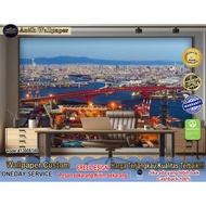 Custom 3D City Theme Wallpaper & Custom Wall Stickers | Workspace | City View