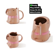 Starbucks China Xmas 2023 edition capybara mug 355ML Online exclusive