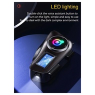 (NMXT) Q58-Max Motorcycle Helmet Intercom Bluetooth Headset MP3 Music Sharing 2 People 500M Intercom