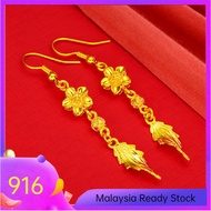 Gold Wealth Jewellery Anting Emas 916 Original Malaysia Subang Emas Perempuan Viral Murah Subang Emas Bangkok Original