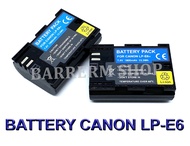 (แพ็คคู่ 2 ชิ้น) LP-E6 / LPE6 Camera Battery for canon แบตเตอรี่สำหรับกล้องแคนนอน รหัสแบต LP-E6 / LPE6 Replacement Battery For Canon EOS 5D,5D MK II,5D MK III,6D,60D,7D,70D,80D,5DSR,EOS R BY BARRERM SHOP