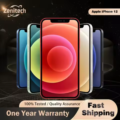 Apple iPhone 12 Face ID 6.1" 4G RAM 64GB/128GB/256GB ROM Unlocked iphone 12 OLED Screen A14 Bionic C