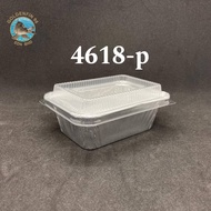 4618-p包装/烘焙铝盒带盖 Aluminium Foil Tray 4618‑P dengan penutup (10 pcs)