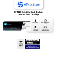 HP 222X High Yield Black Original LaserJet Toner Cartridge - for HP LaserJet Pro 3203 3288 MFP 3303 