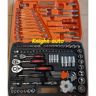 121pcs Combination Socket Wrench Ratchet Spanner Tools Set ID36255