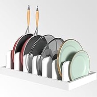 Natural Bamboo Pot Lid/Pan/Cutting Board/Backing Sheets/Dinner Plates Organizer Holder, Multifunctio