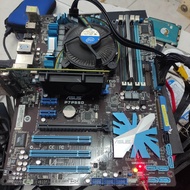 เมนบอร์ด asus p7p55d มัด รวม cpu I5 8 ฝาหลังครบ แรงๆ