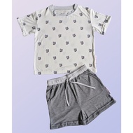 [The Cuddly Todds] Bamboo 2-Piece Daywear Set (Raccoon❤️BBT)