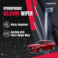 Kamatto Wiper Mazda 6 Wagon (2018-Present) Hydrophobic Silicone Water Repelling Coating
